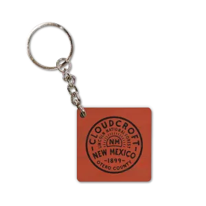 1036SSK Small Square Keychain