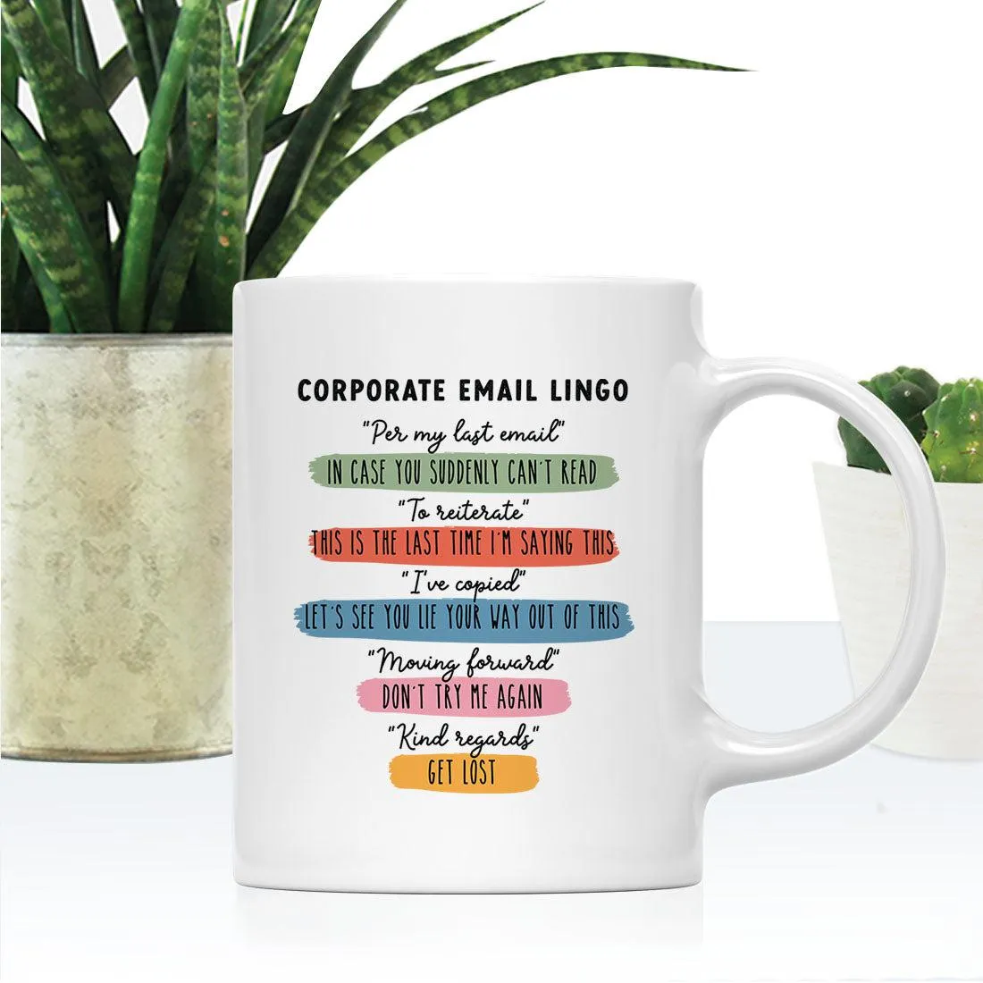 11oz Ceramic Funny Coffee Mug - 4 Designs