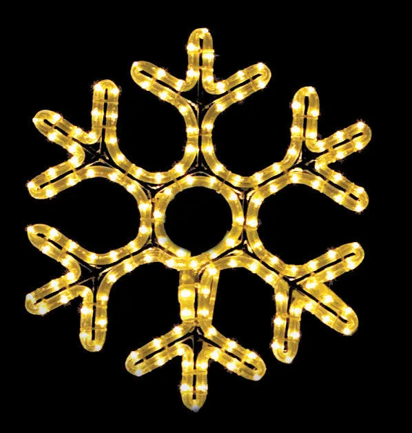 18" Hanging Hexagon Snowflake