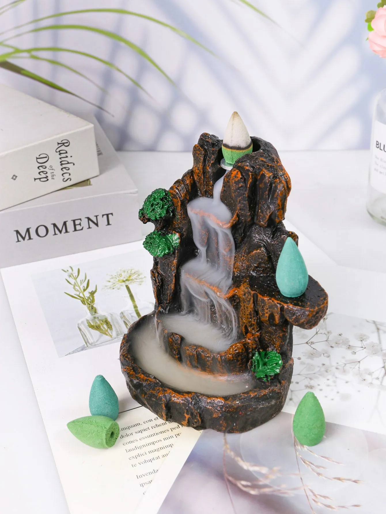 1pc Mountain Shaped Incense Burner