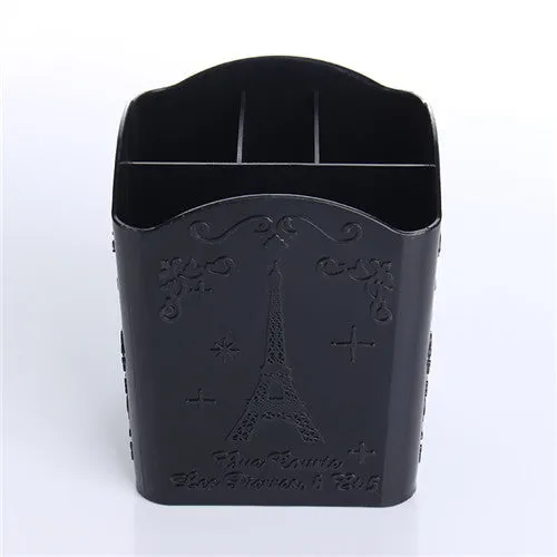 1Pc Tower Moon Pencil Vase Nail Art Brush Pot Nail Art Brush Pen Tool Storage Holder Organizer 4-Compartments