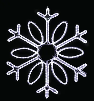 36" Hanging Single Loop Snowflake