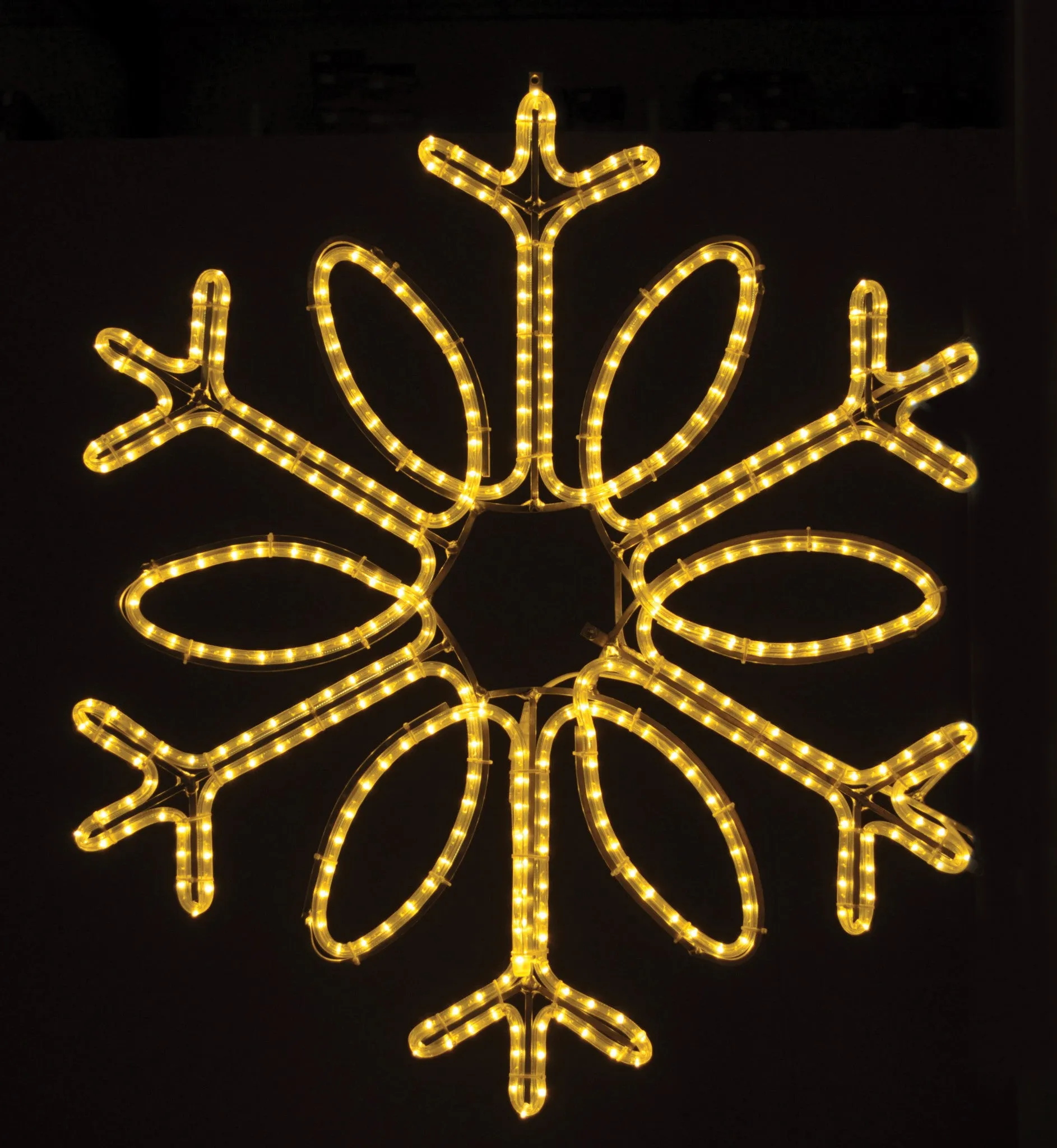 36" Hanging Single Loop Snowflake