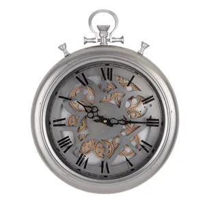 A&B Home Hereford Clock - Silver