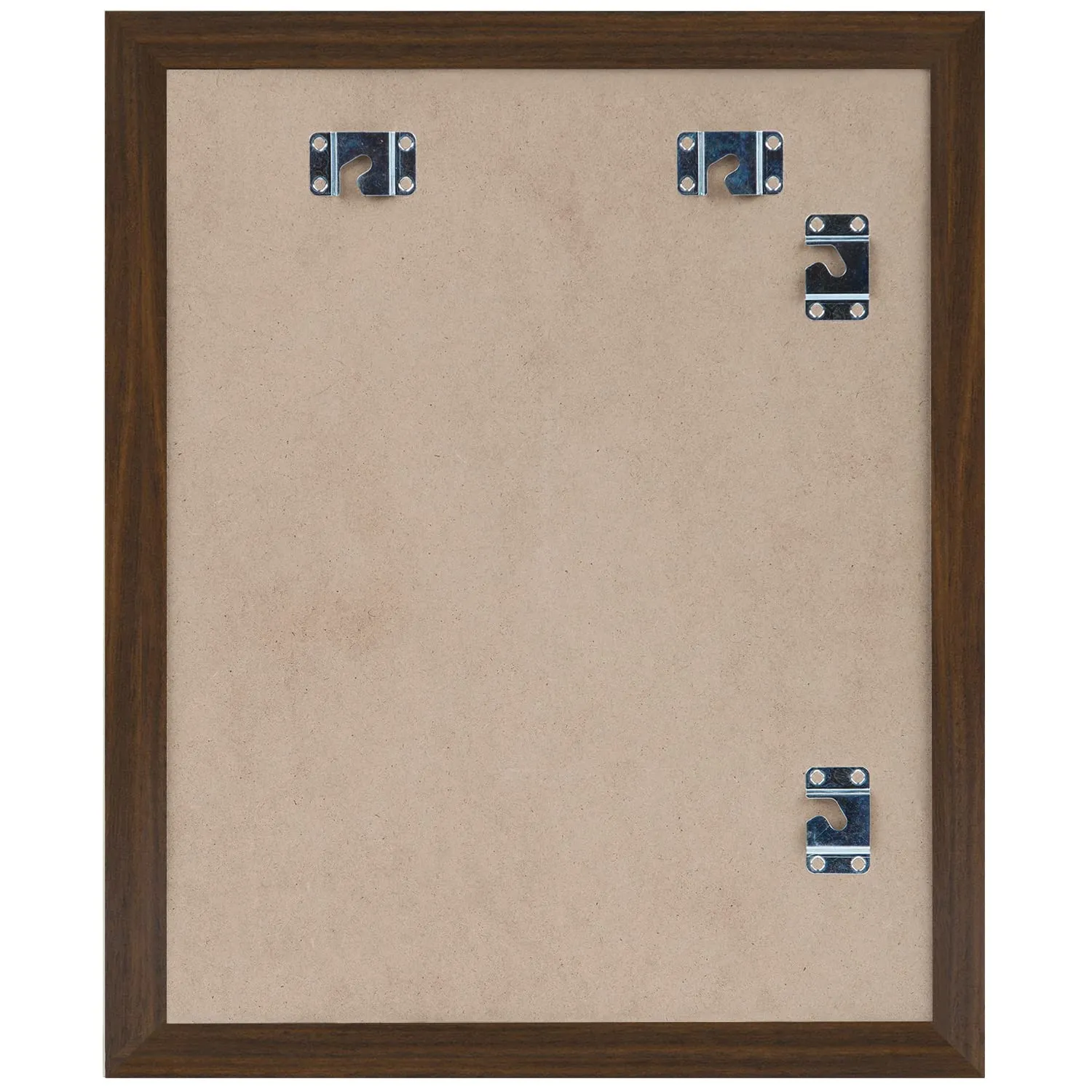 Americanflat10x12.5 Kids Artwork Picture Frame in Walnut- Displays 8.5x11 With Mat and 10x12.5 Without Mat - Composite Wood with Shatter Resistant Glass - Horizontal and Vertical Formats