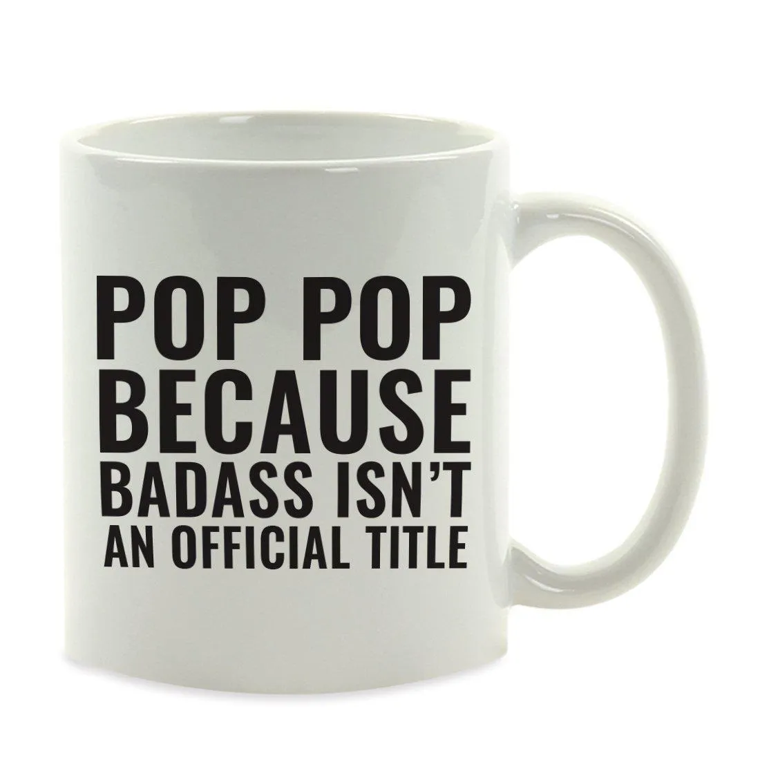 Andaz Press 11oz Badass Isn't an Official Title Modern Style Coffee Mug