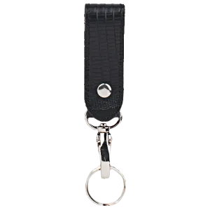 Ariat M&F Lizard Print Black Ring Keychain