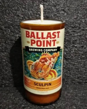 Ballast Point Sculpin IPA Beer Bottle Scented Soy Candle