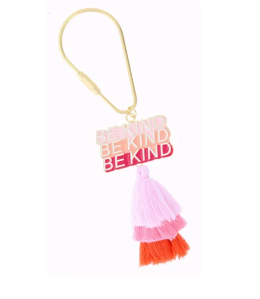 Be Kind Tassel Keychain