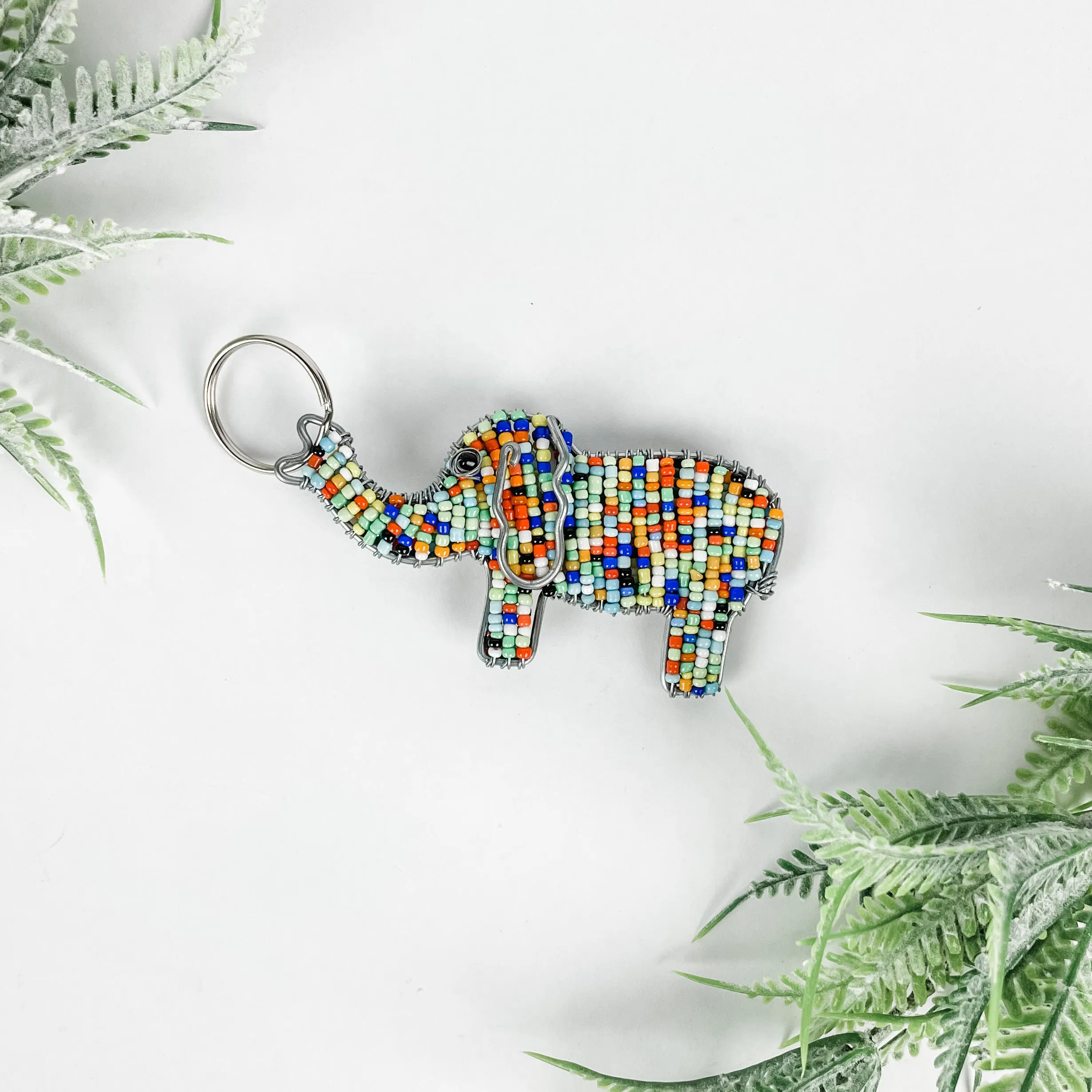 Beaded Keychains - African Animal Collection