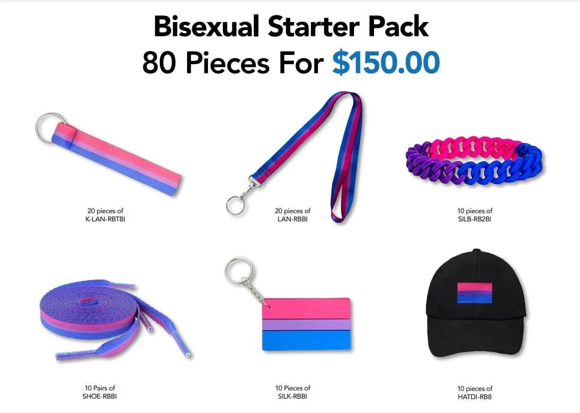 Bisexual Variety Pack Bundle (Small - 80 Pieces)