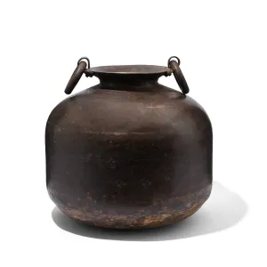 Brass Matka Water Pot From Kerala - 19th Century