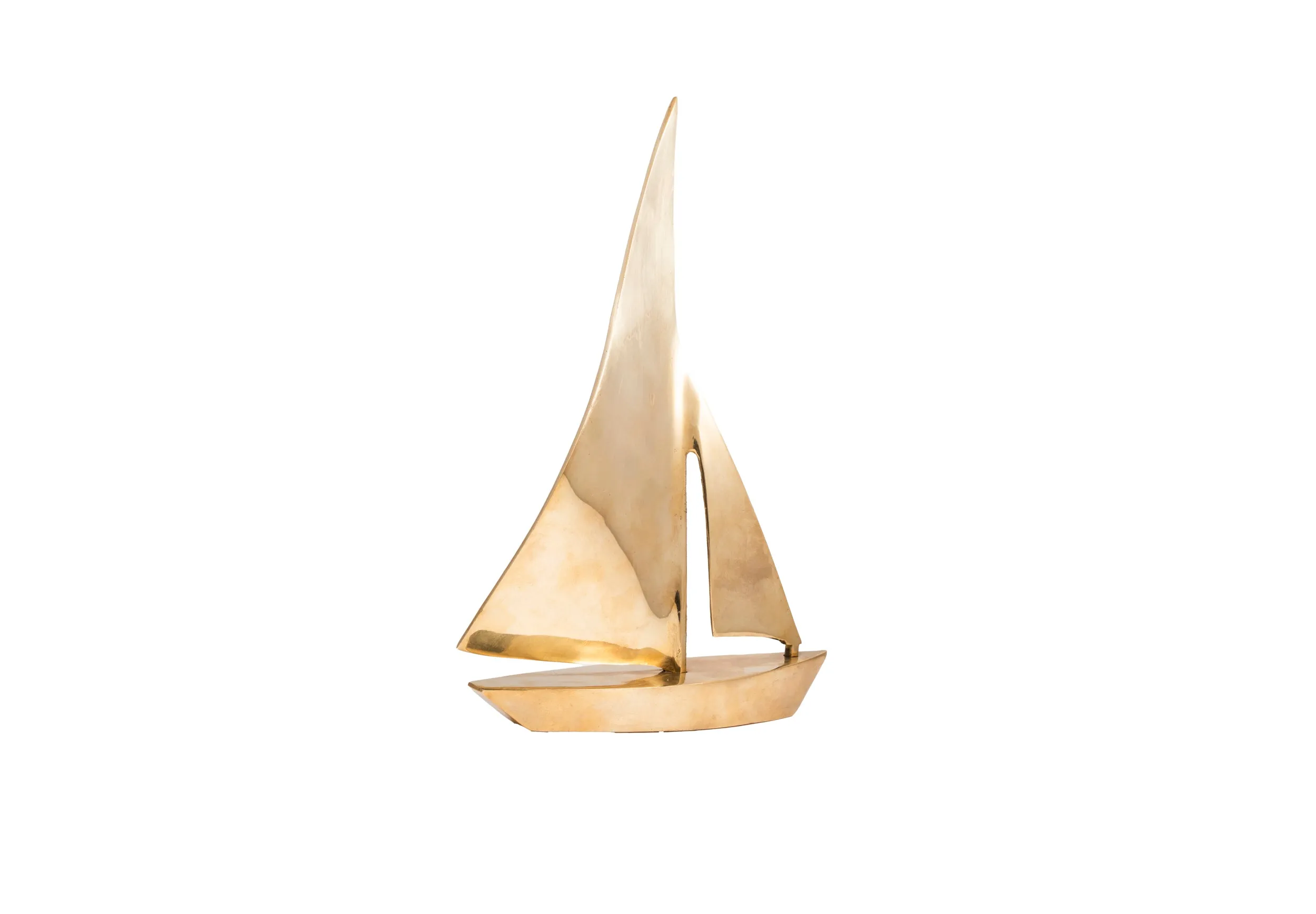 Brass Sailboat Sculpture - Large