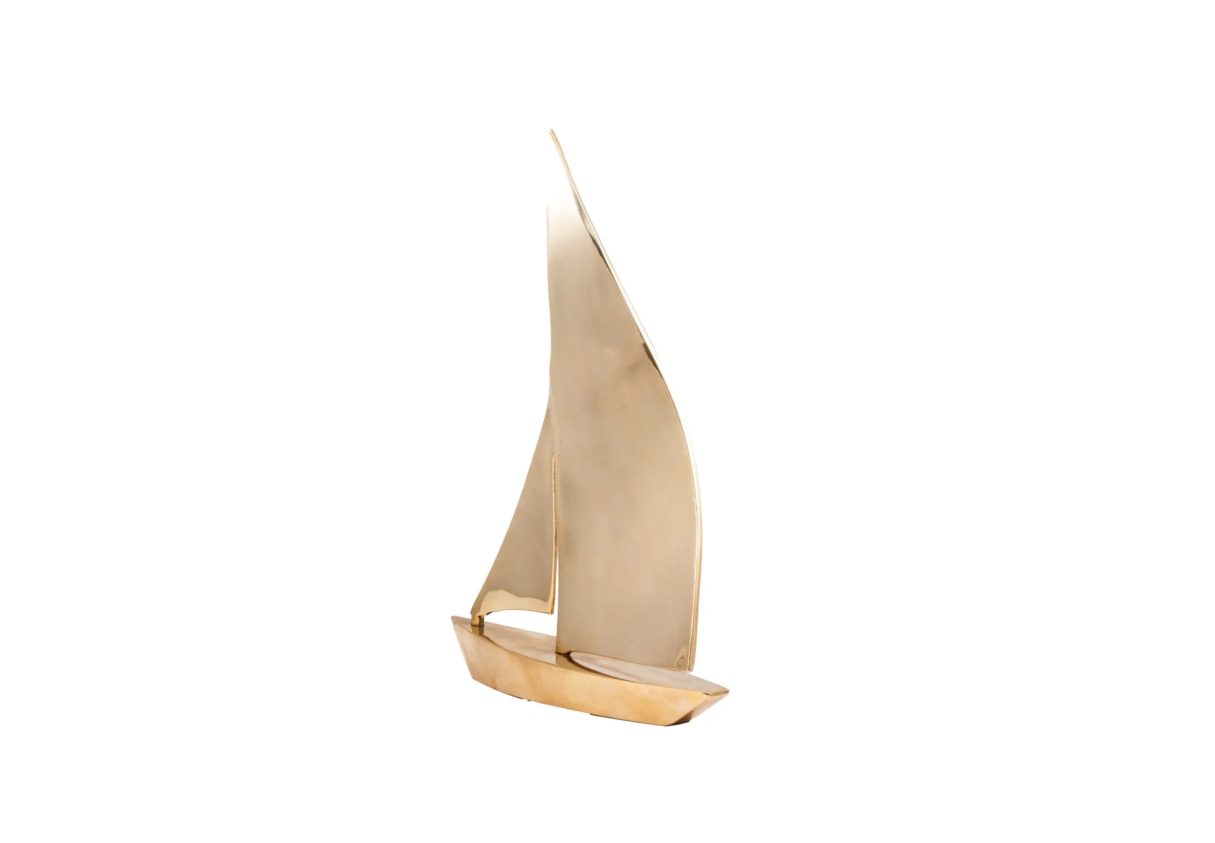 Brass Sailboat Sculpture - Large