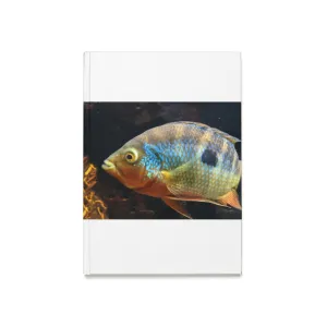 Brown and Orange Fish Hardcover Journal (A5)