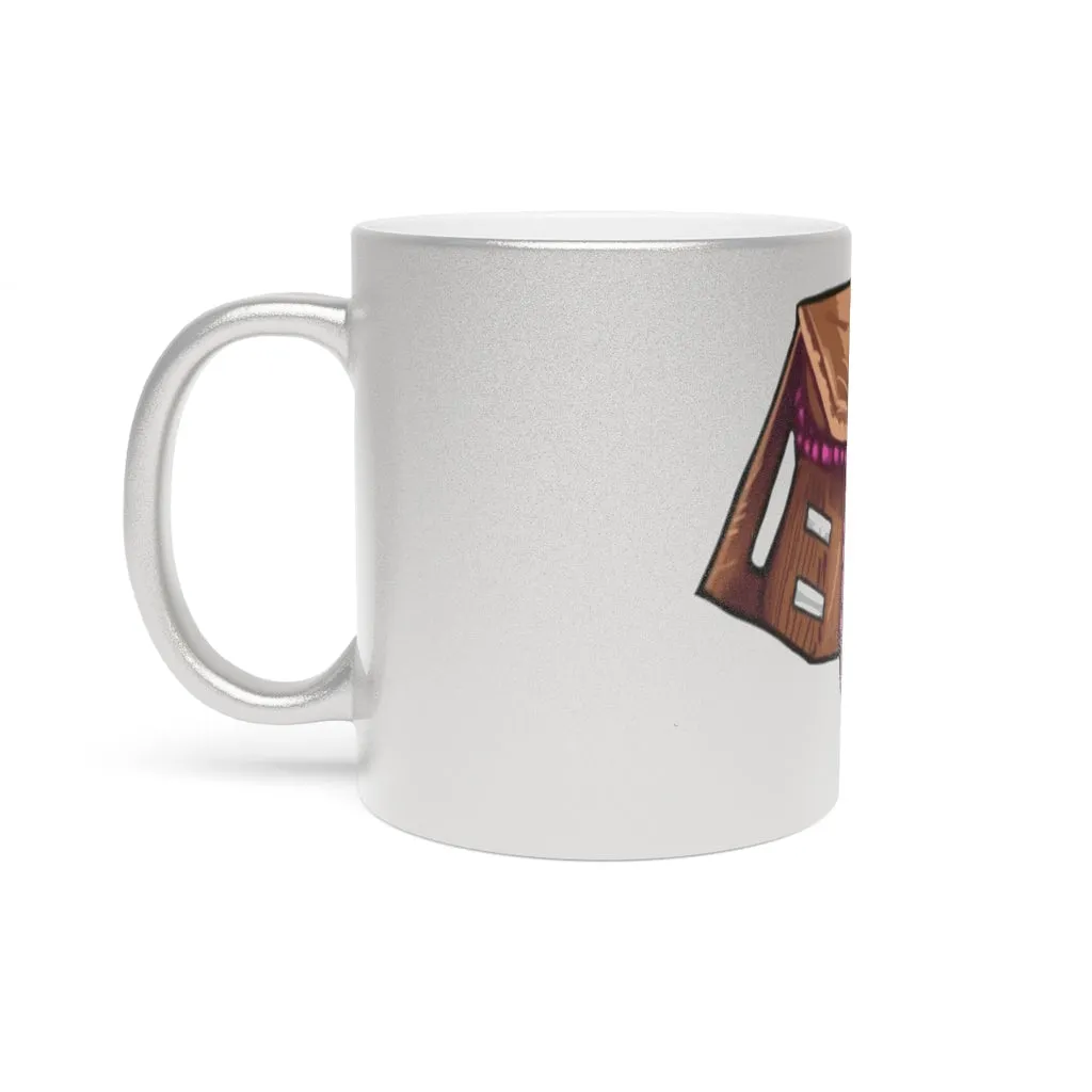 Brown Bag Metallic Mug (Silver / Gold)