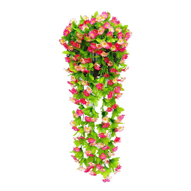 Bulk 2Pcs Trailing Daisy UV Resistant Hanging Flowers for Outdoors Wholesale