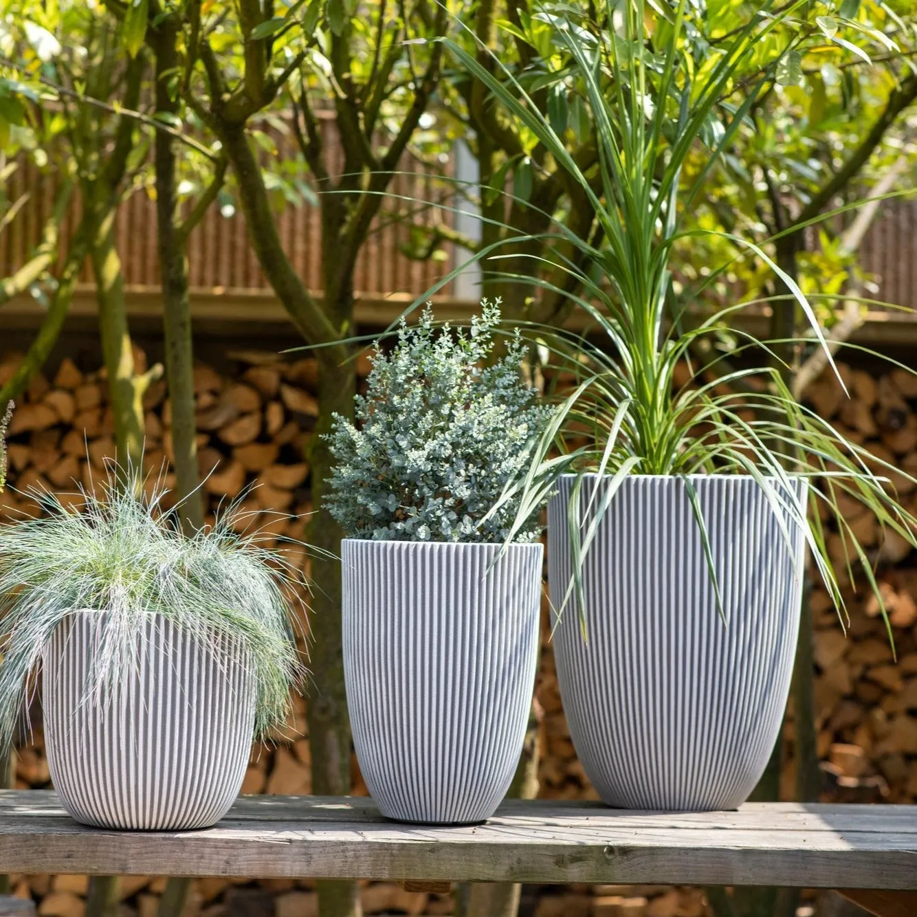 Cavern Ivory Tall Vase Planter