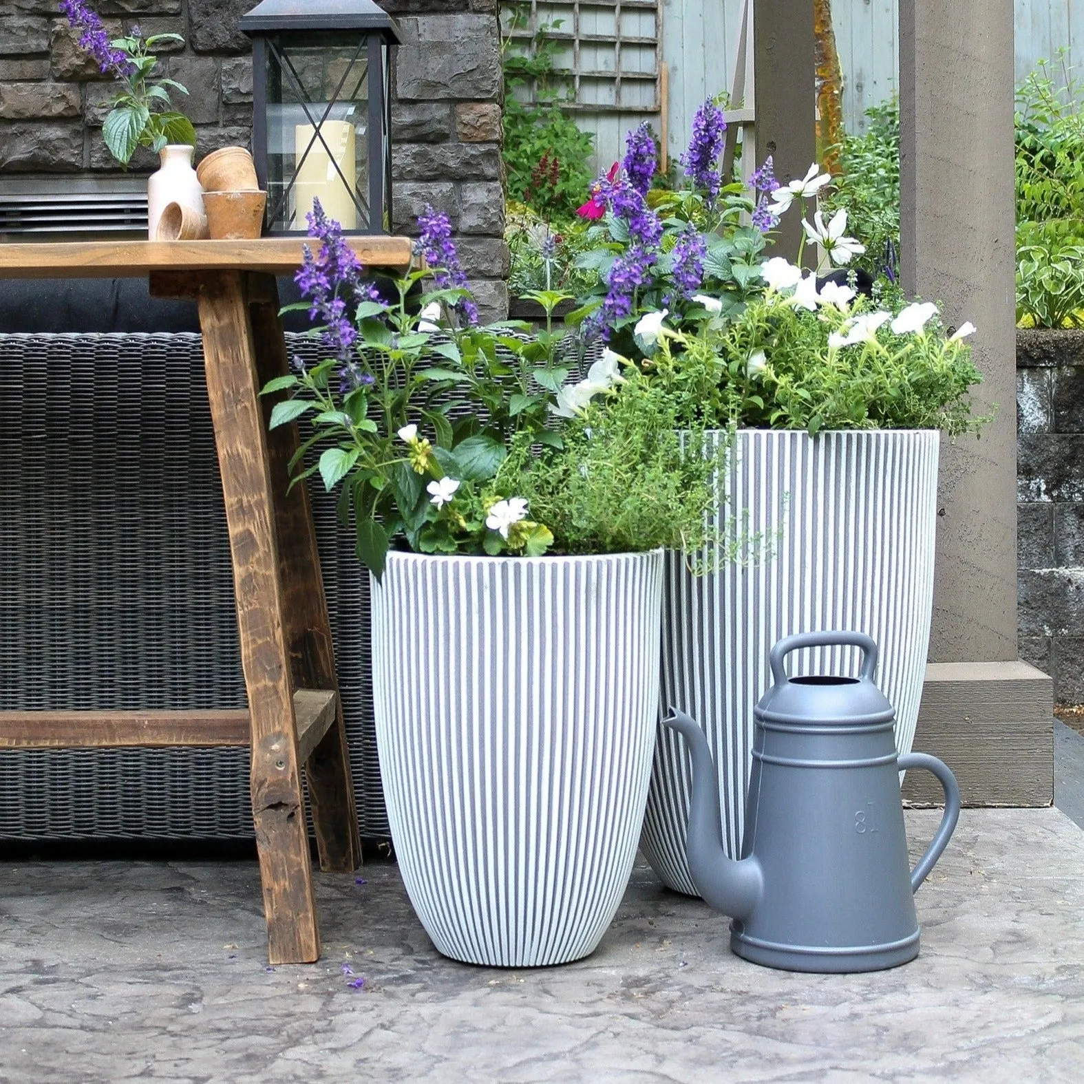 Cavern Ivory Tall Vase Planter