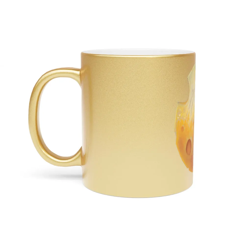 Cheese Metallic Mug (Silver / Gold)