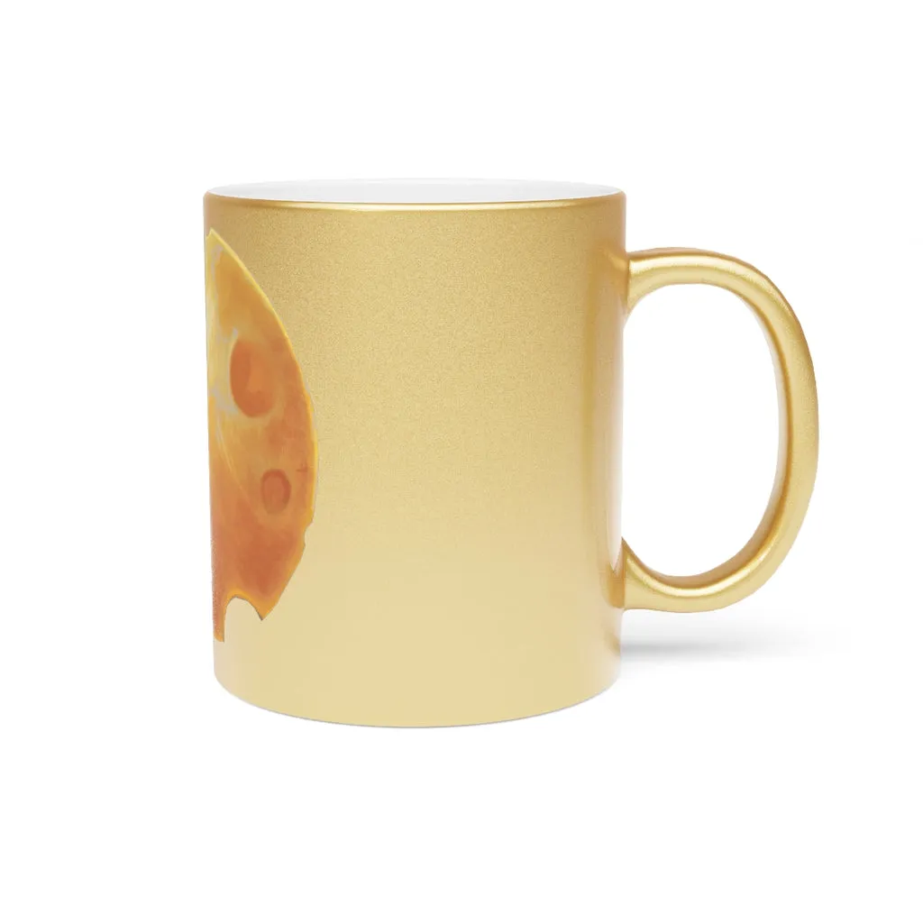 Cheese Metallic Mug (Silver / Gold)