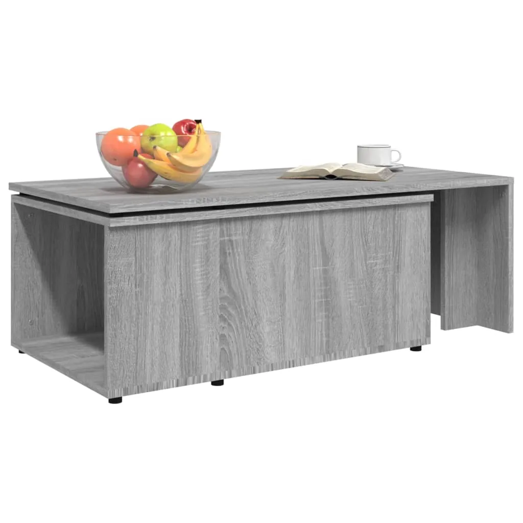 Coffee Table Grey Sonoma 150x50x35 cm Engineered Wood