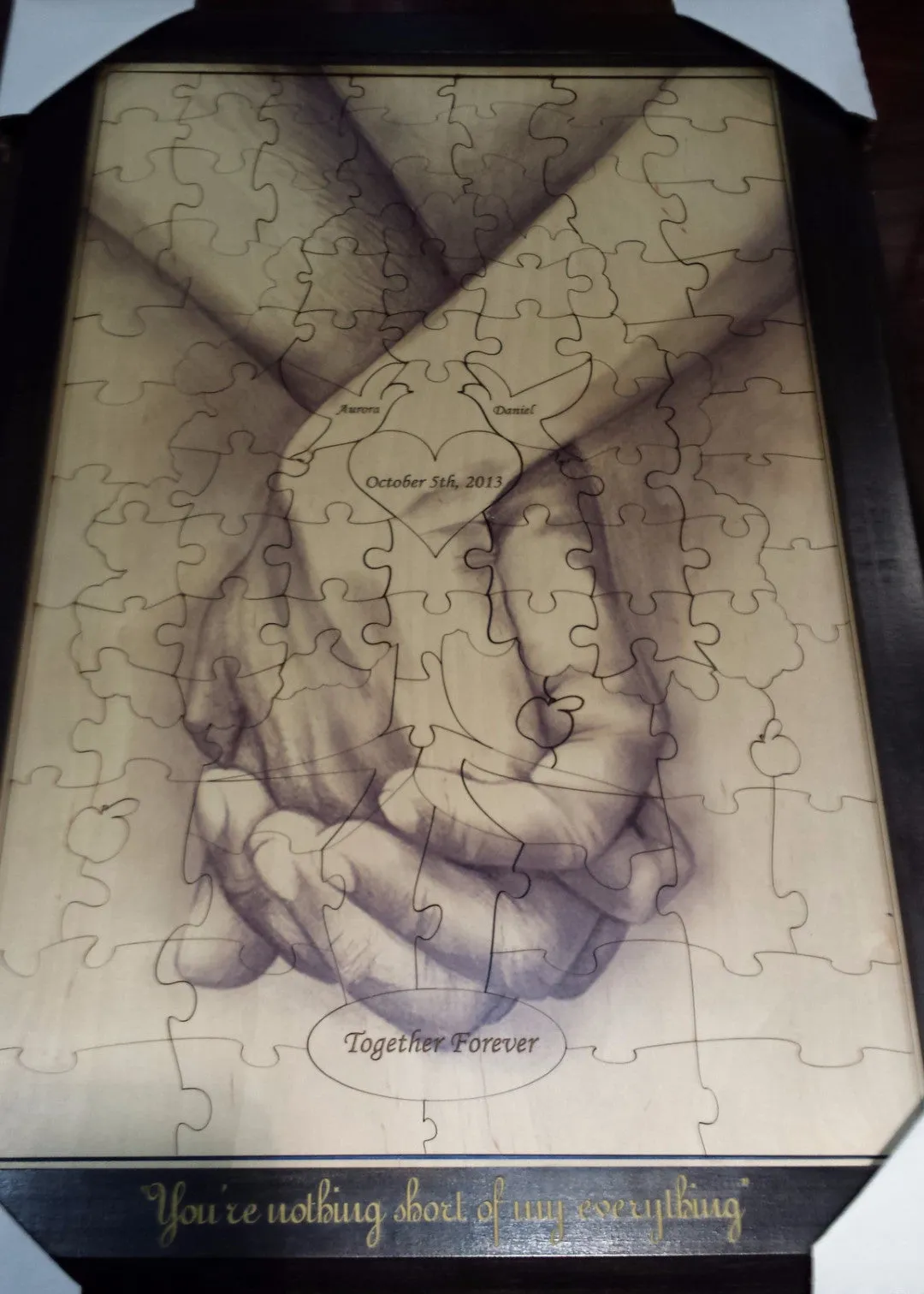 Custom Frame Engraving