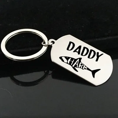 Daddy Shark Keychain