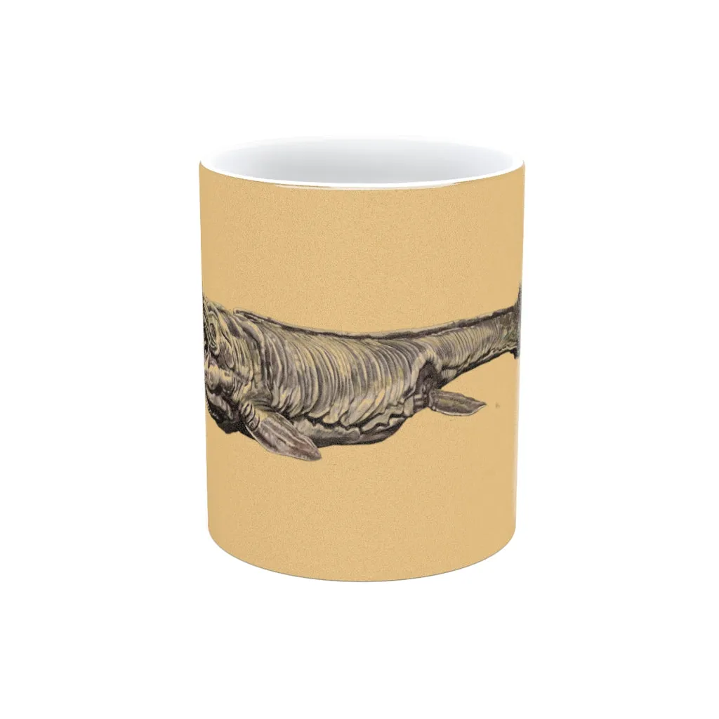 Dino Sea Creature Metallic Mug (Silver / Gold)