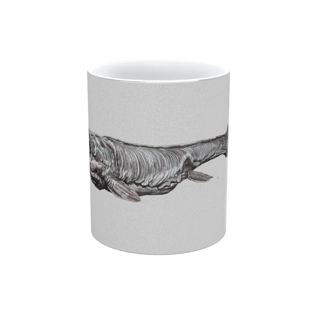 Dino Sea Creature Metallic Mug (Silver / Gold)