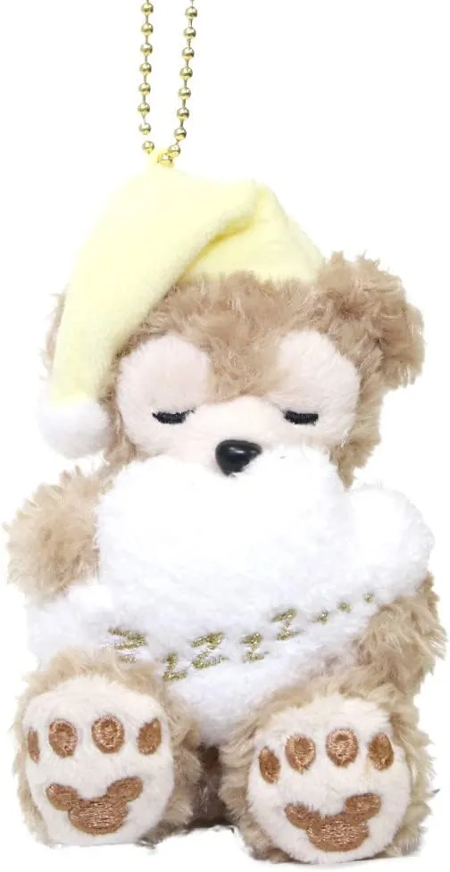 Disney Duffy & Friends Duffy's Sweet Dreams Plush Badge Keychain