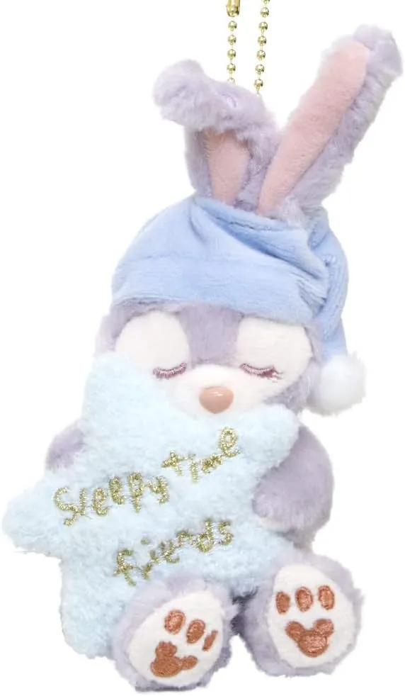 Disney Duffy & Friends Duffy's Sweet Dreams Plush Badge Keychain