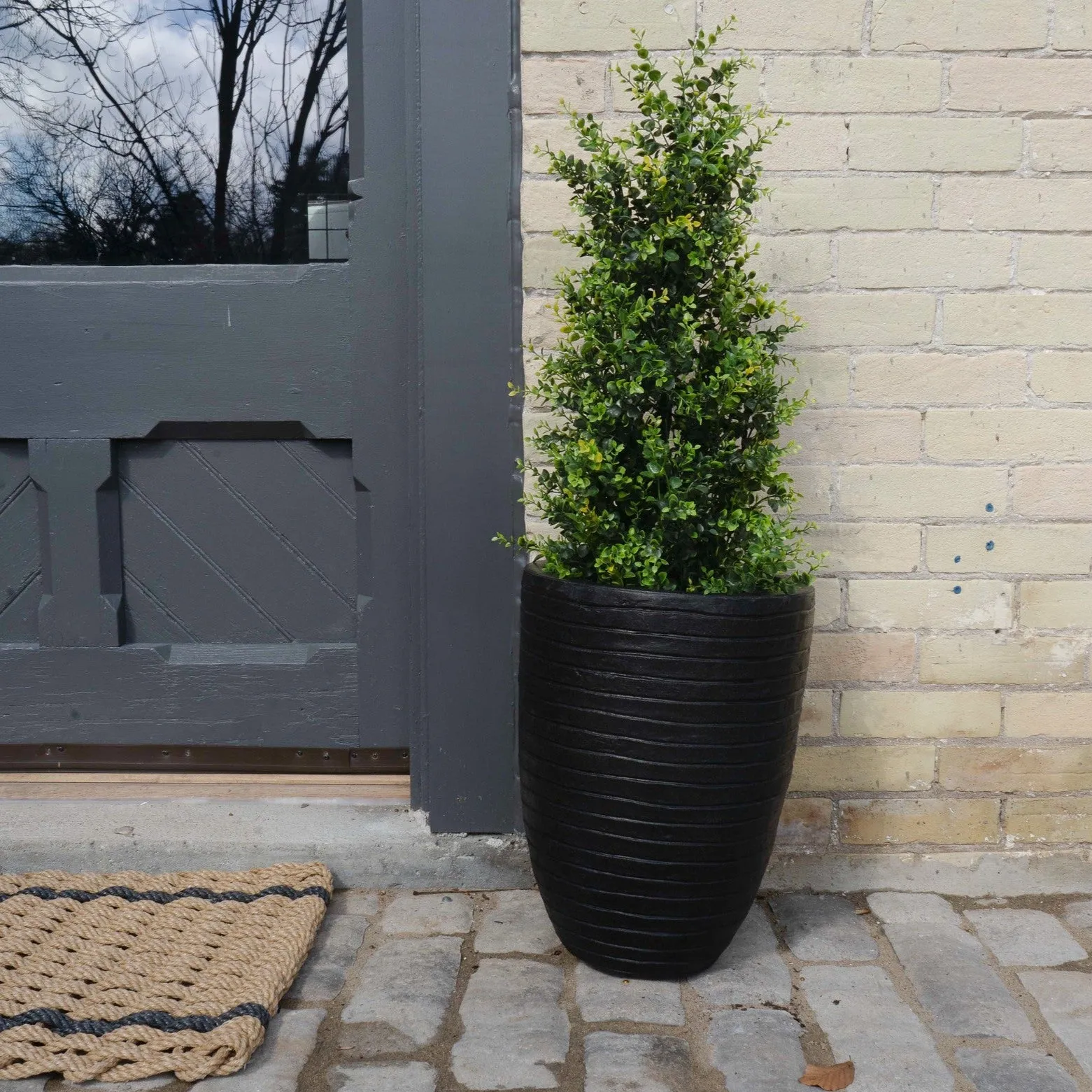 Drift Black Planter Large