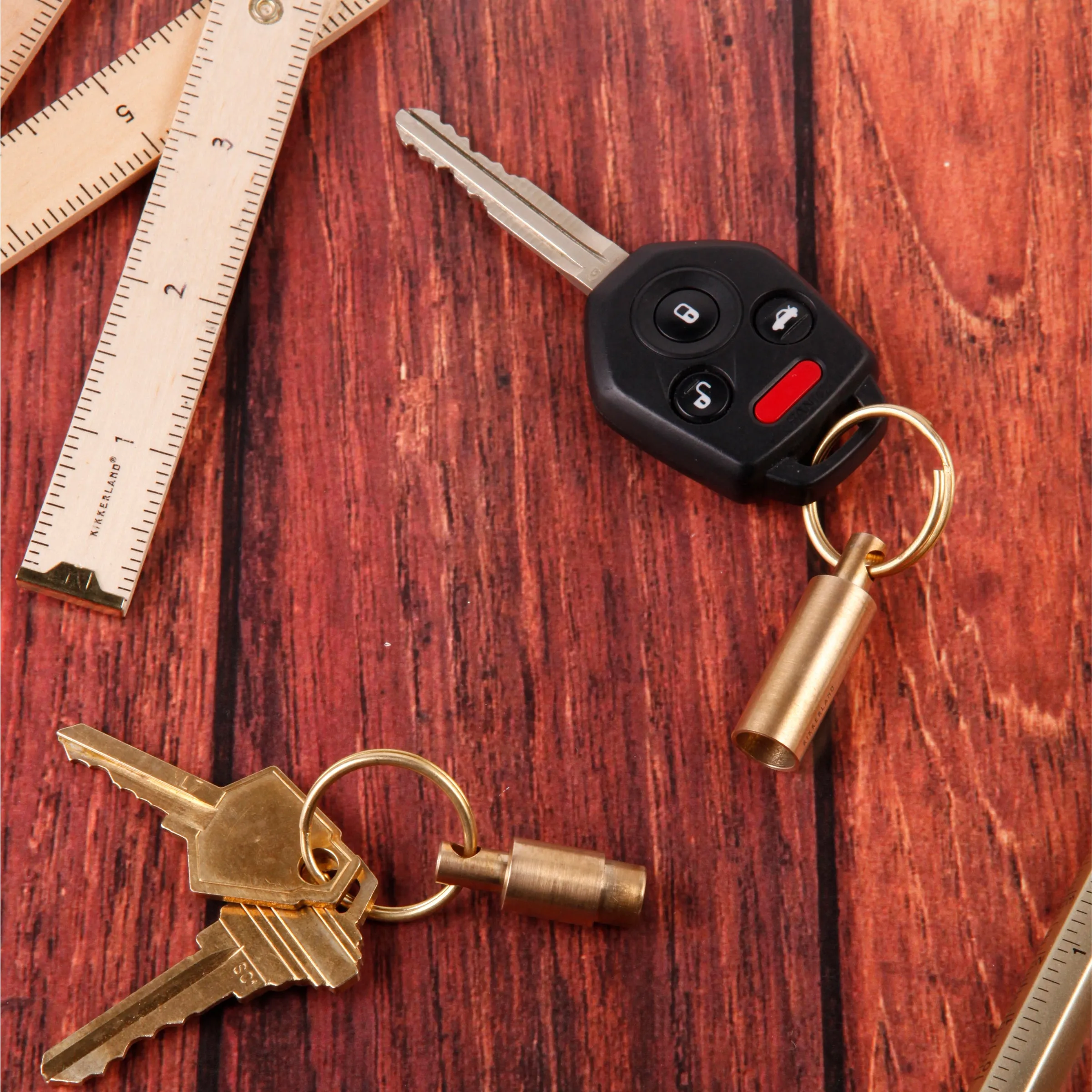 Everyday Carry Brass Keyring