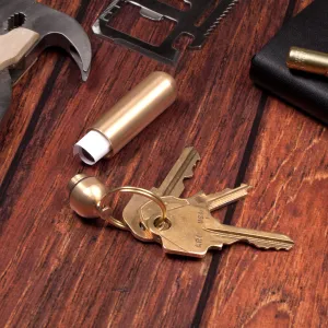 Everyday Carry Brass Keyring