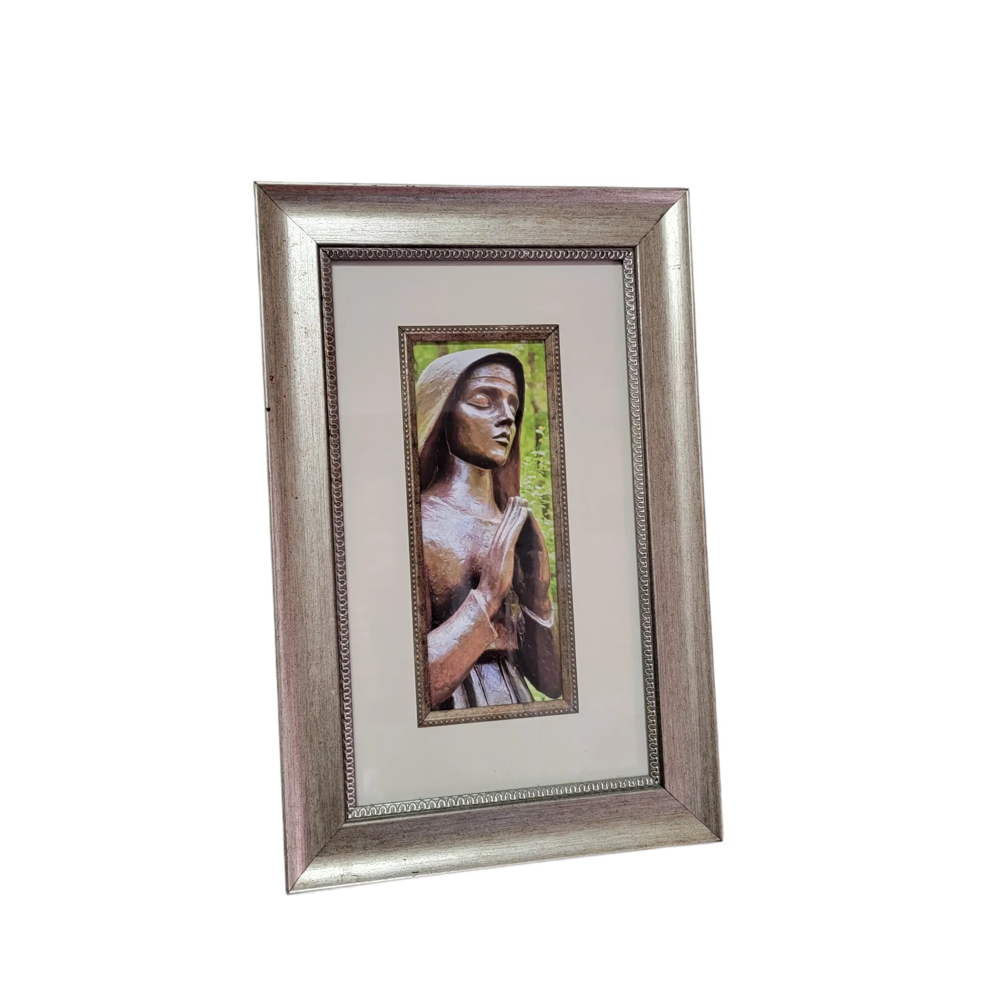 Framed Charles Umlauf Nun Bronze Sculpture Photograph