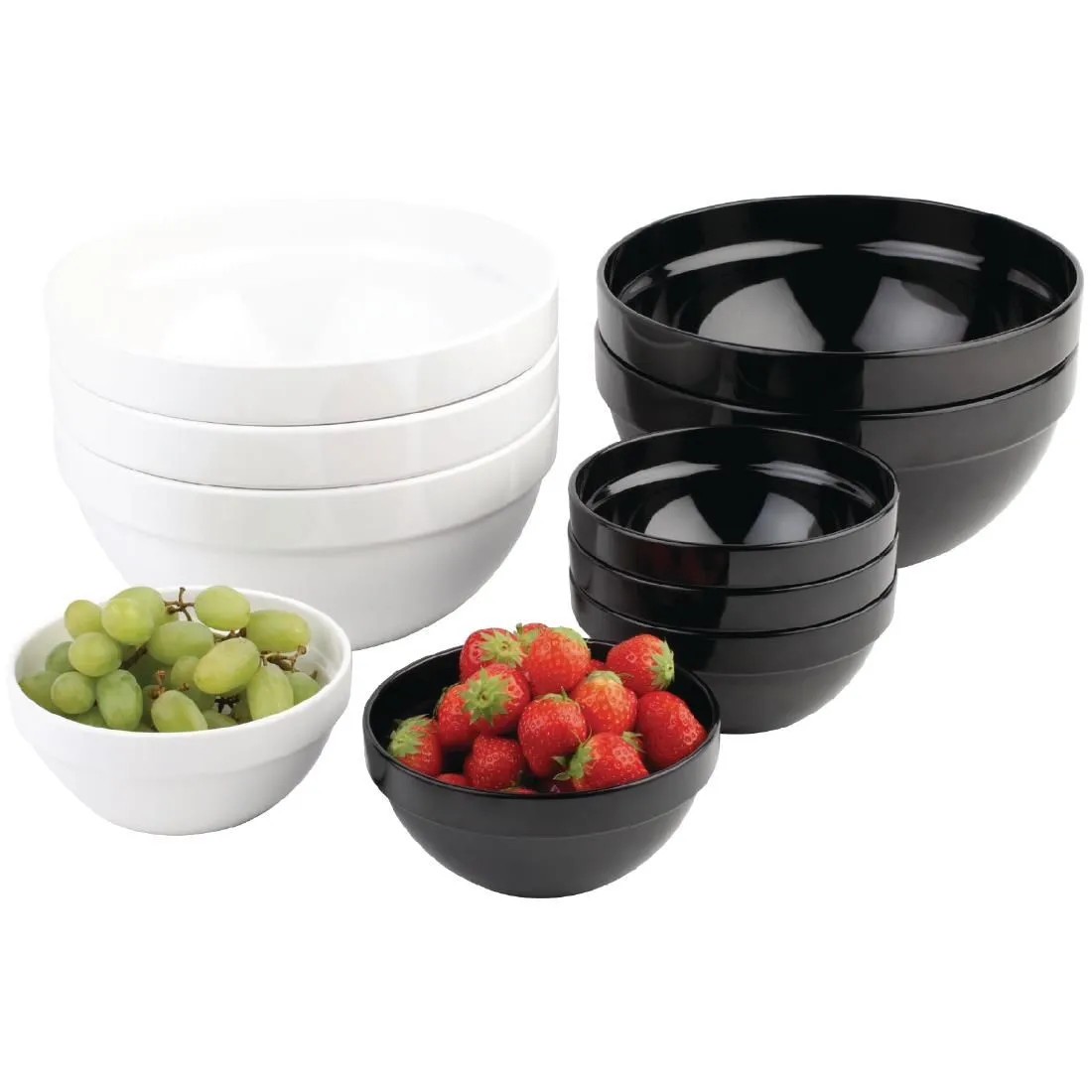 GC931 APS Frames White 0.5Ltr Melamine Bowl