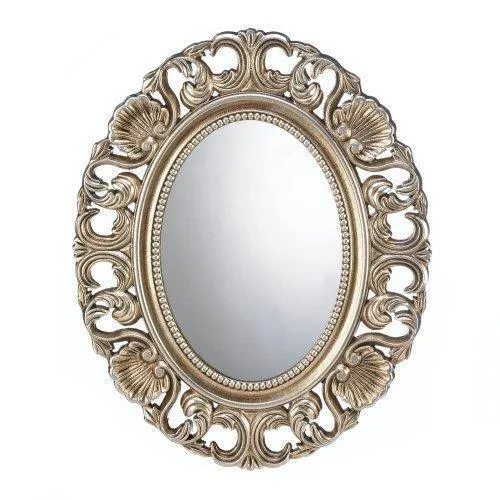 Gilded Oval Wall Mirror (pack of 1 EA)