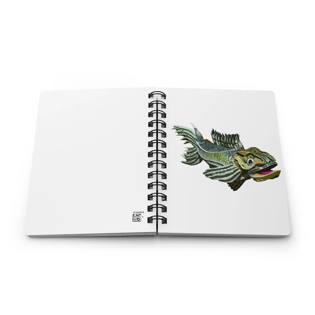 Green Fish Spiral Bound Journal