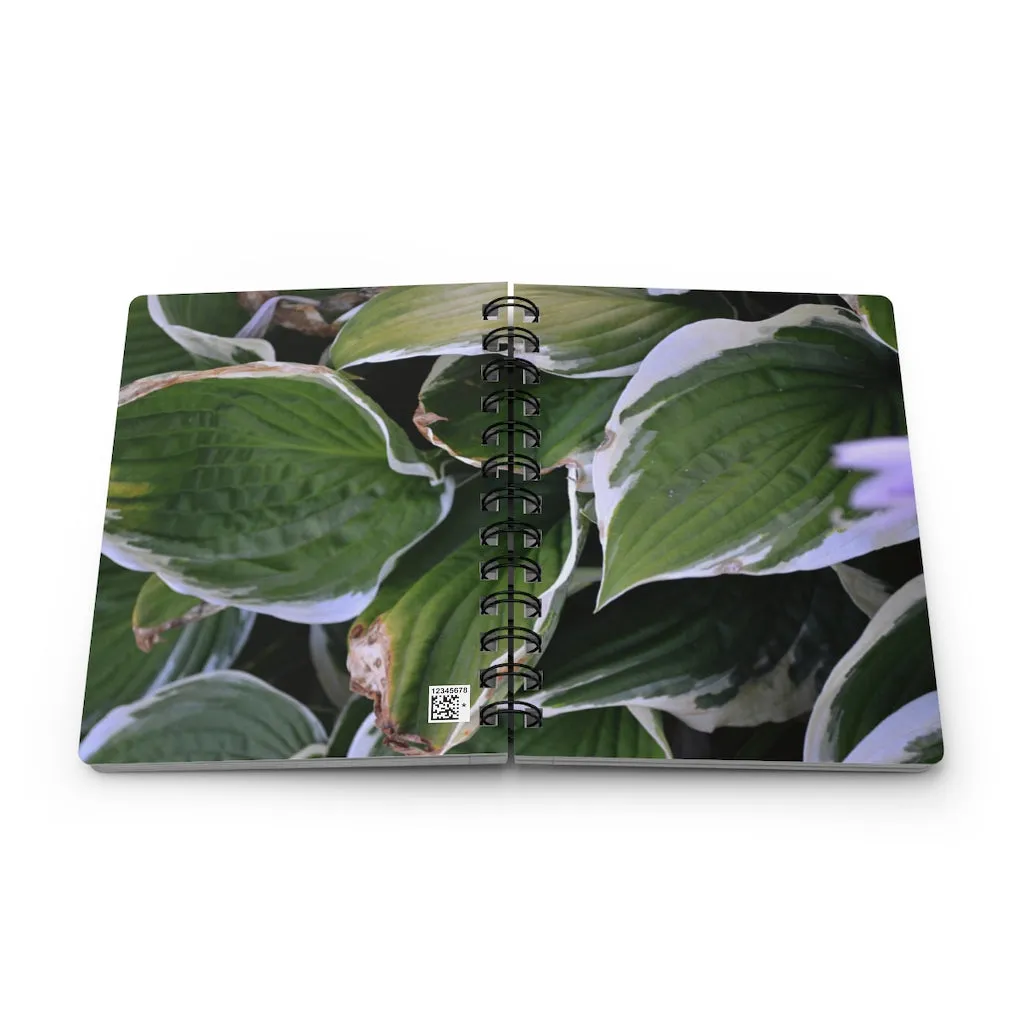 Green Leaves  Spiral Bound Journal