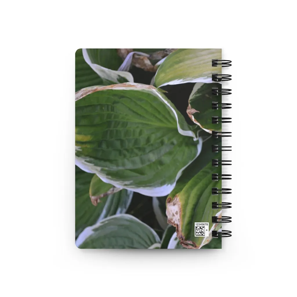 Green Leaves  Spiral Bound Journal