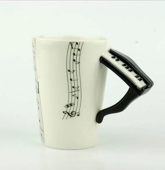 Guitar Style Ceramic Mug