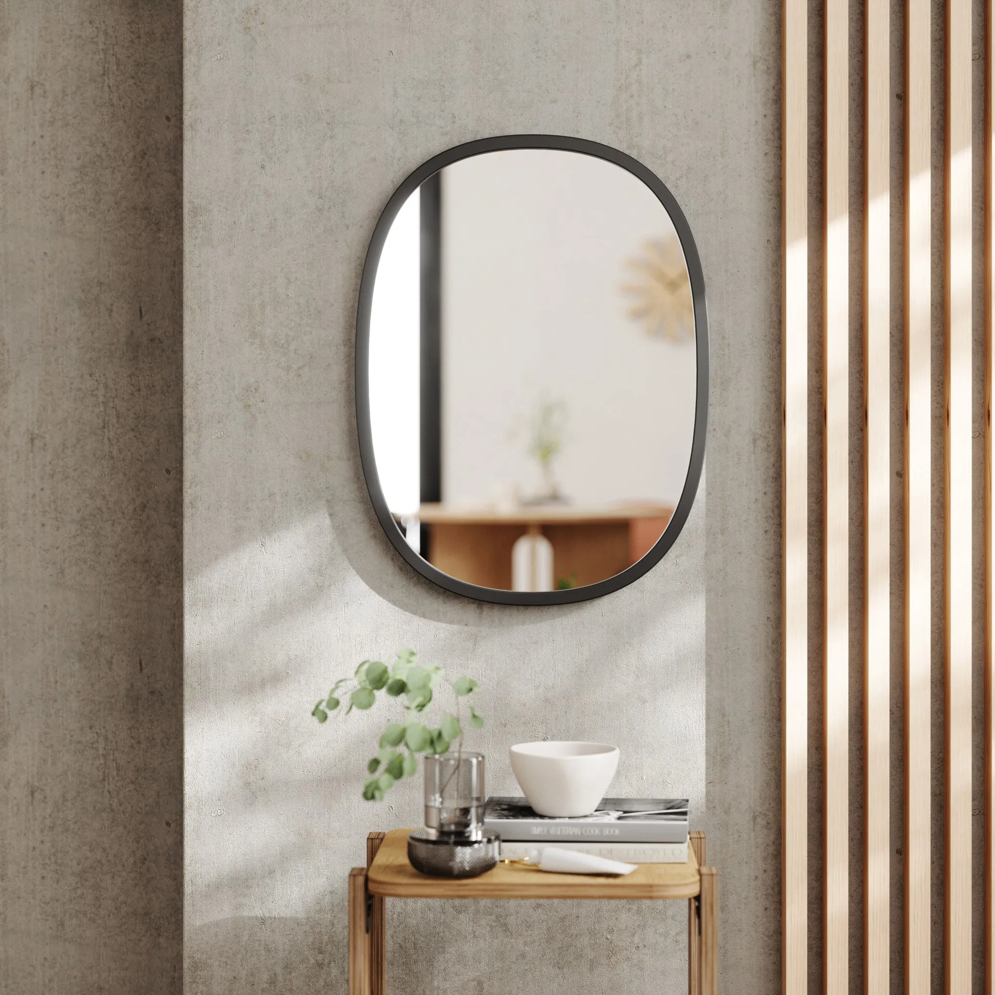 Hub Oval Wall Mirror