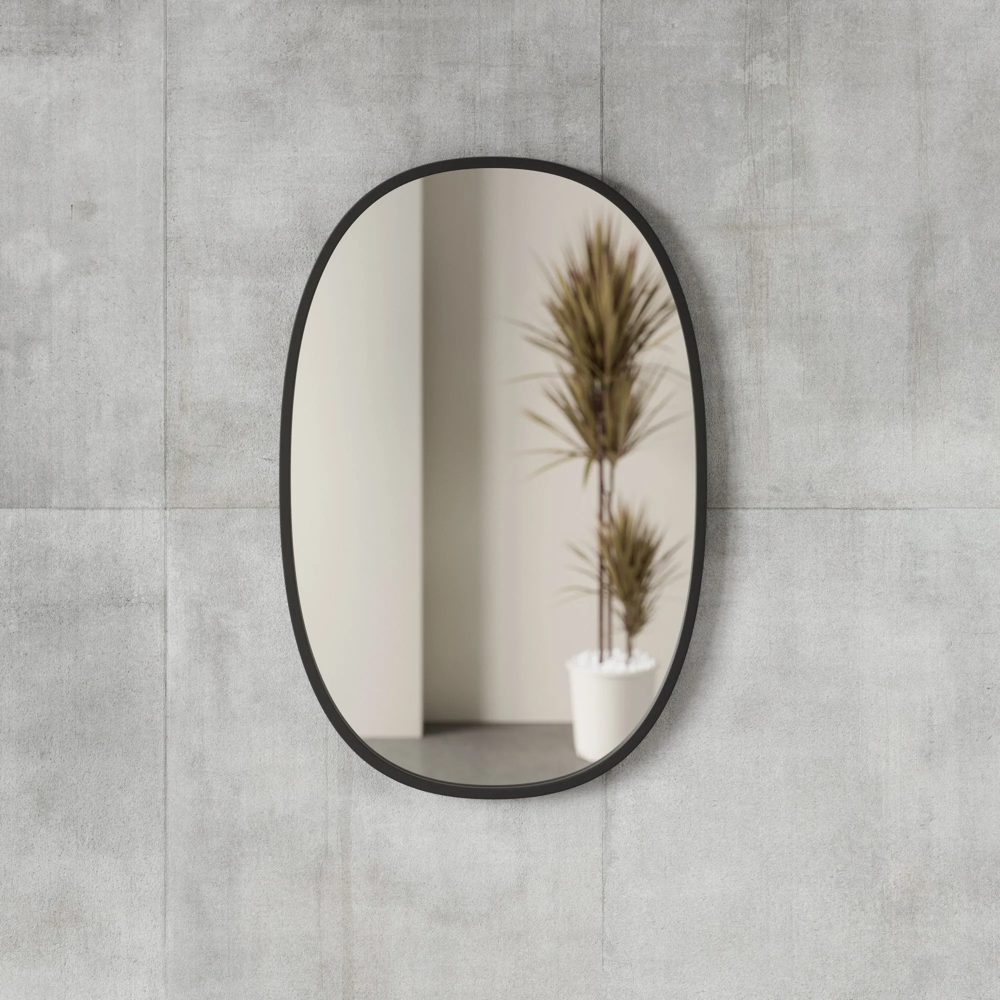 Hub Oval Wall Mirror