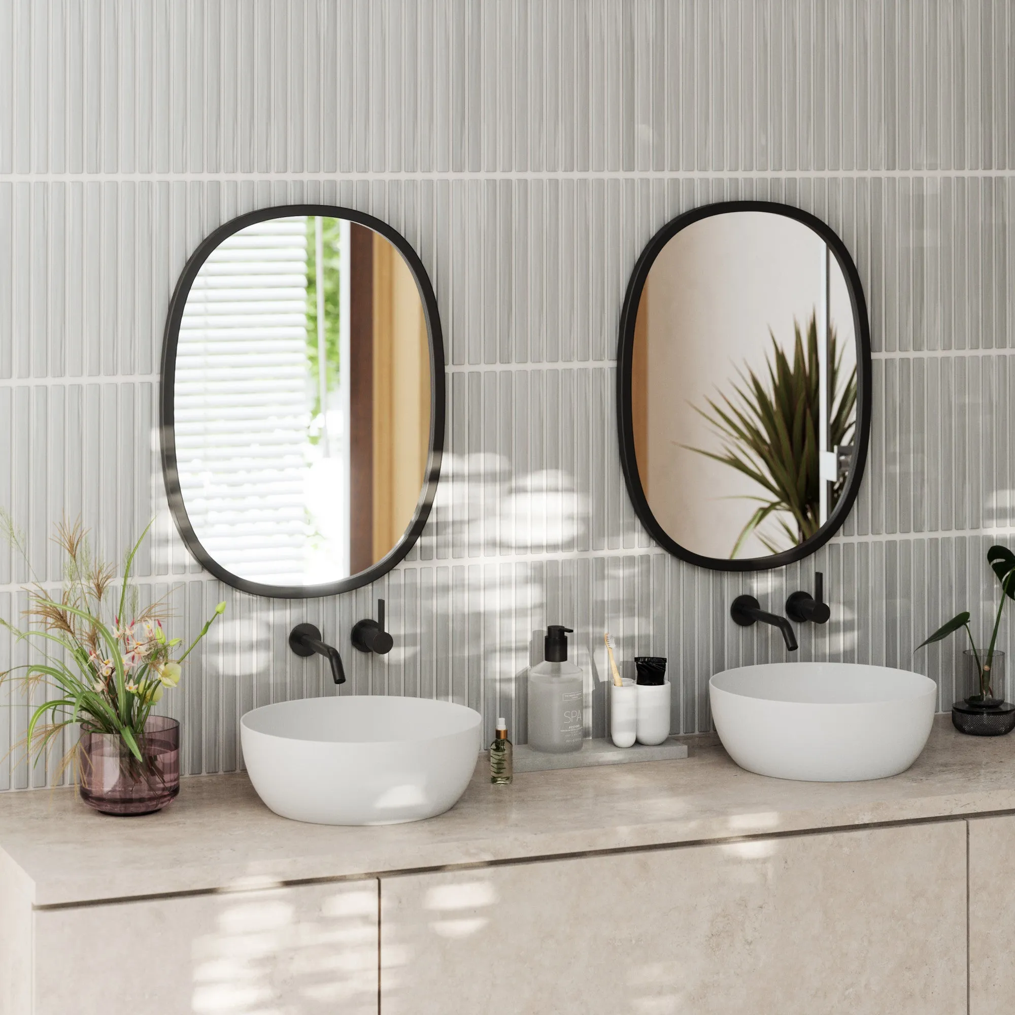 Hub Oval Wall Mirror