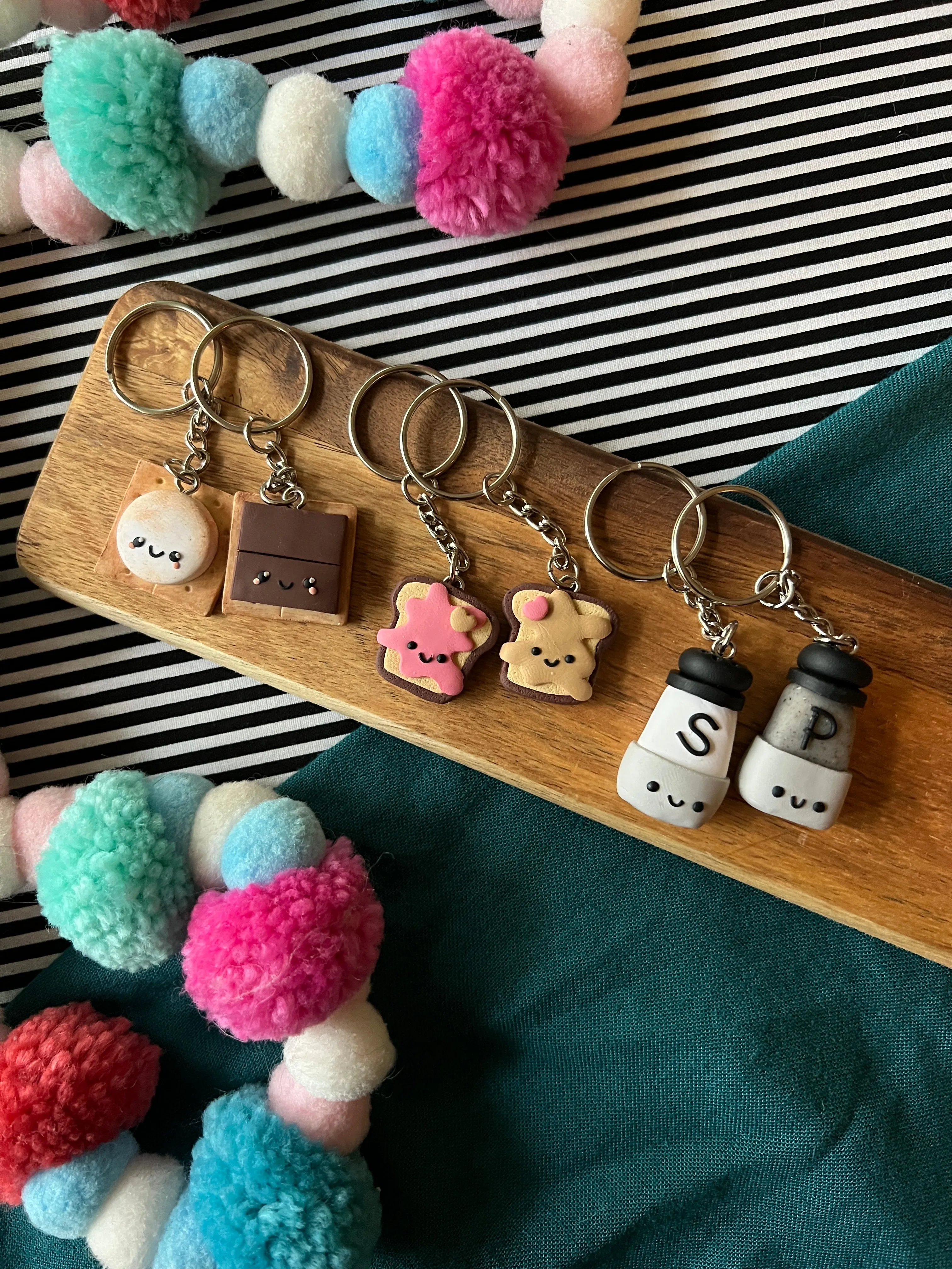 Jack and Diane | PB&J Keychains