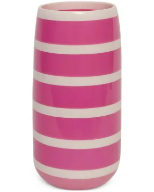 Kip & Co Gypsy Rose Stripe Resin Vase