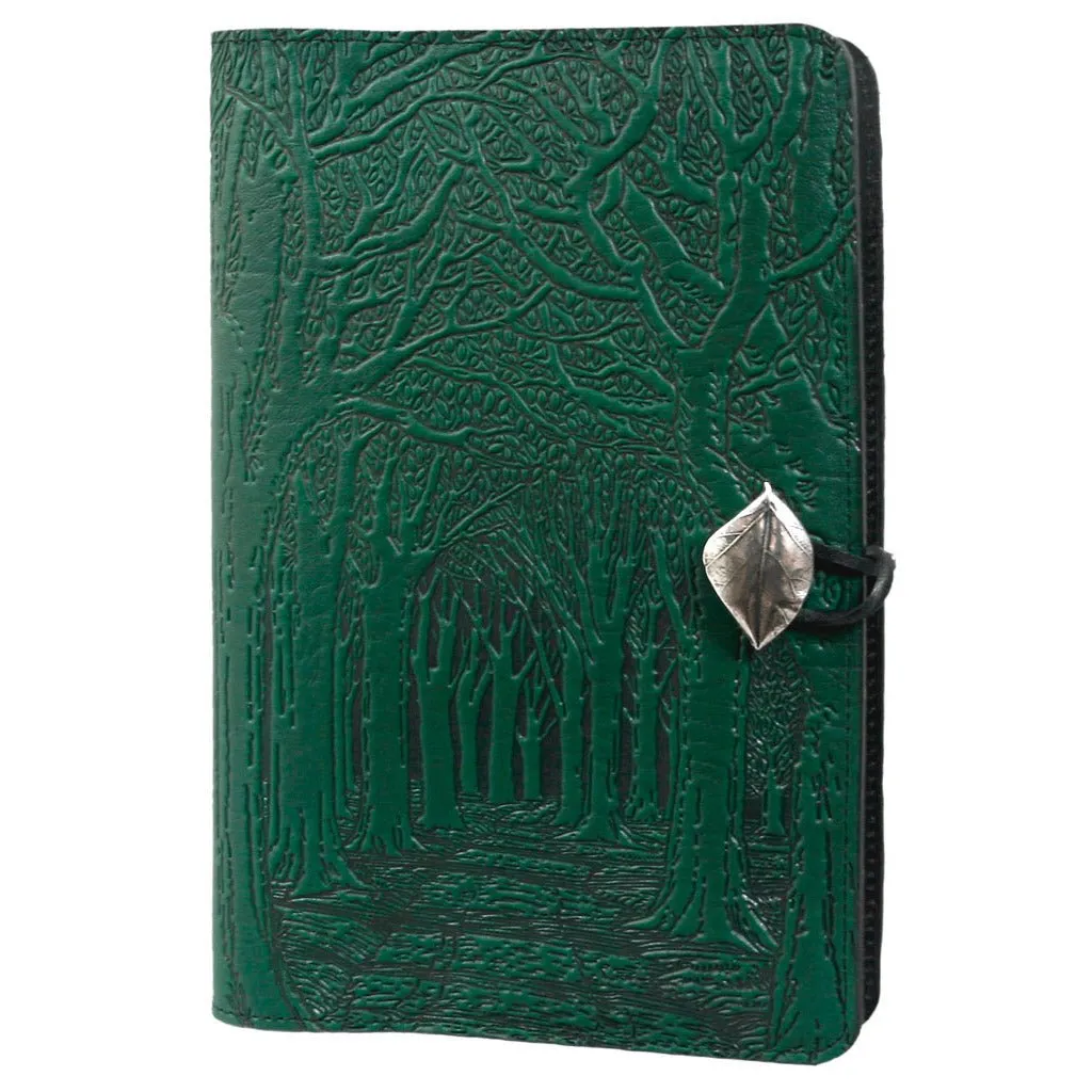 Leather Refillable Journal Notebook, Avenue of Trees