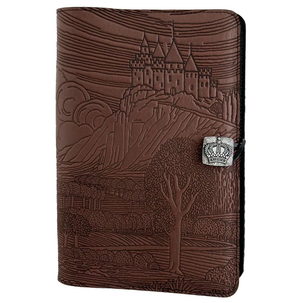 Leather Refillable Journal Notebook, Camelot