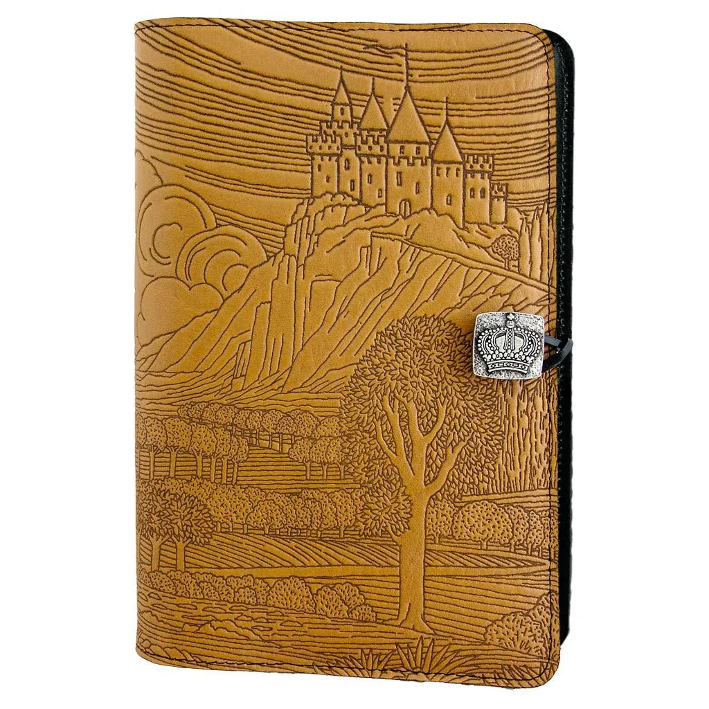 Leather Refillable Journal Notebook, Camelot